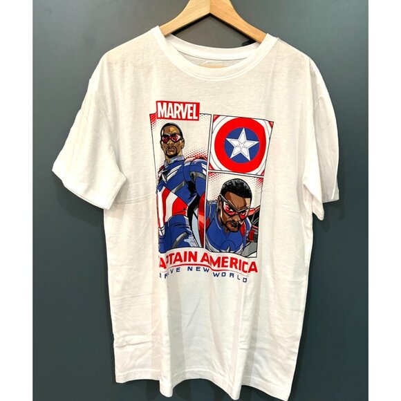 Marvel | Shirts & Tops | New Boys Marvel Captain America Short Sleeve ...